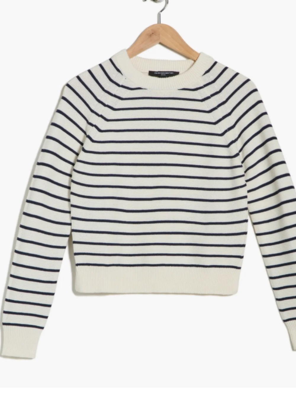 French Connection Mozart Stripe Crewneck Sweater